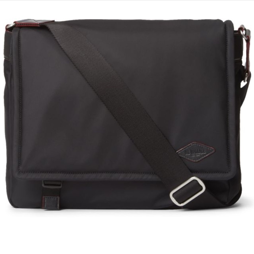 🖤 NEW MZ WALLACE Bleecker Messenger bag black crossbody bag straps nylon unisex